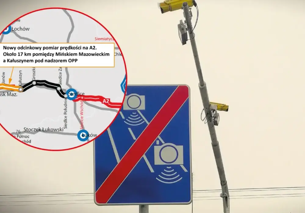 Odcinkowy pomiar prędkości A2 - Gdzie są kamery i jak uniknąć mandatu?