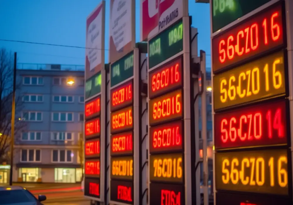 Aktualne ceny paliw 95 98 ON LPG w Polsce - Styczeń 2022