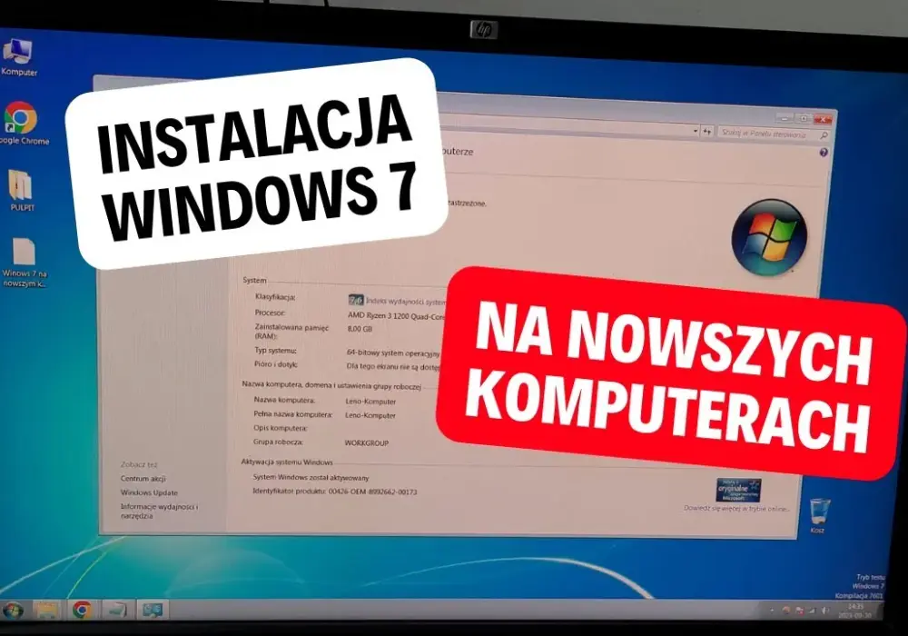 Jak pobrać i zainstalować Windows 7 – uniknij problemów i błędów