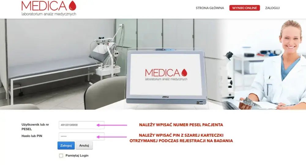 Wyniki badań w Medica Radom – sprawdź je online teraz