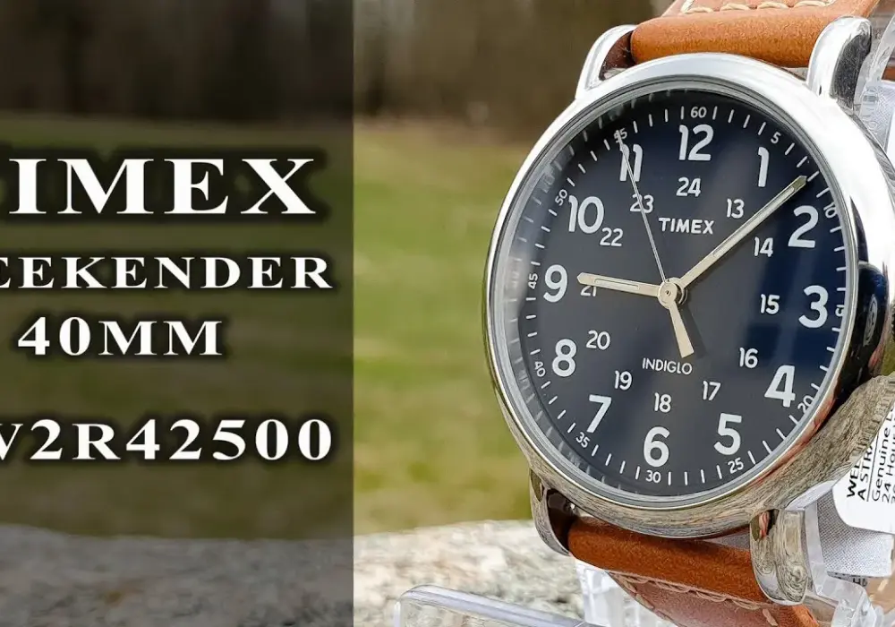 Timex TW2R42500 zegarek męski brązowy - elegancja na każdą okazję