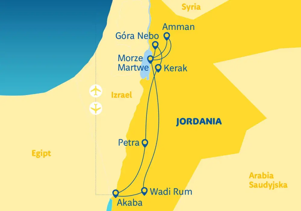 Mapa samochodowa Jordanii: niezbędnik dla podróżujących autem