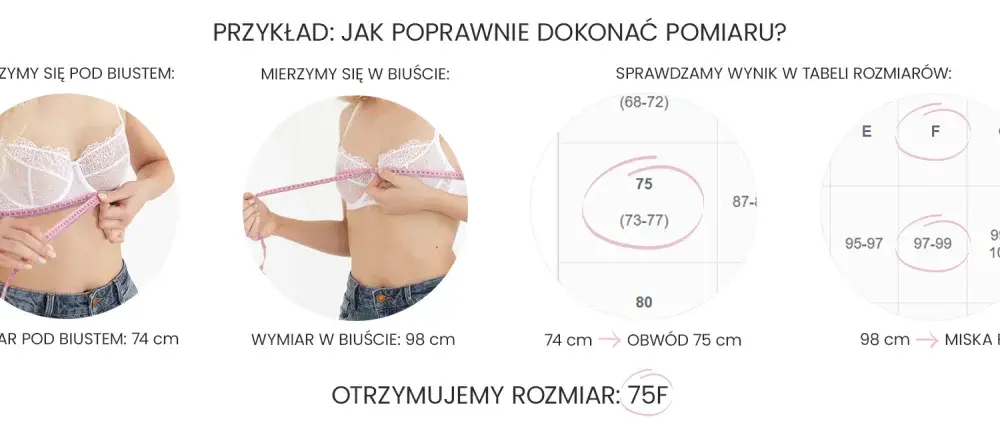Jak dobrać stanik tabela - uniknij błędów przy wyborze rozmiaru