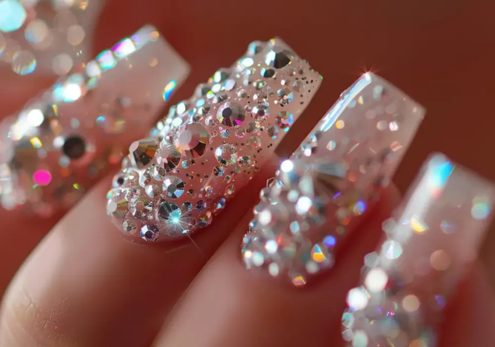 Cyrkonie na paznokciach - Subtelny blask Twojego manicure