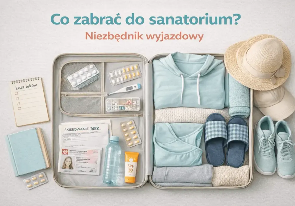 Co zabrać do sanatorium? Kompletna lista niezbędnych rzeczy (21 dni)