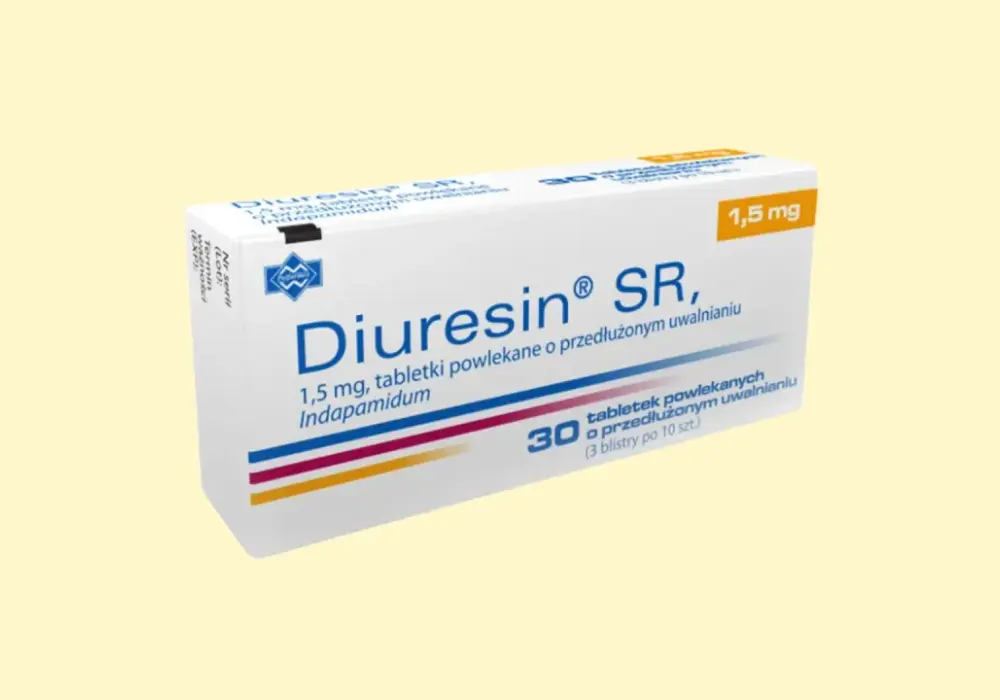 Diuresin SR (indapamid) - Na co pomaga i kiedy szkodzi?