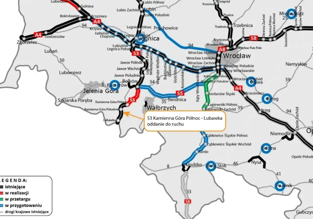 Autostrada A3 czy droga S3 - Sprawdź przebieg i opłaty e-TOLL