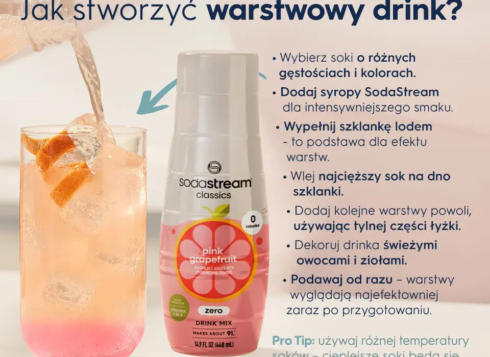 Kolorowe drinki: Przepisy na efektowne warstwowe napoje na każdą okazję