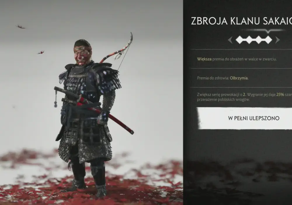 Zbroja Kenseia Ghost of Tsushima - Czy warto?