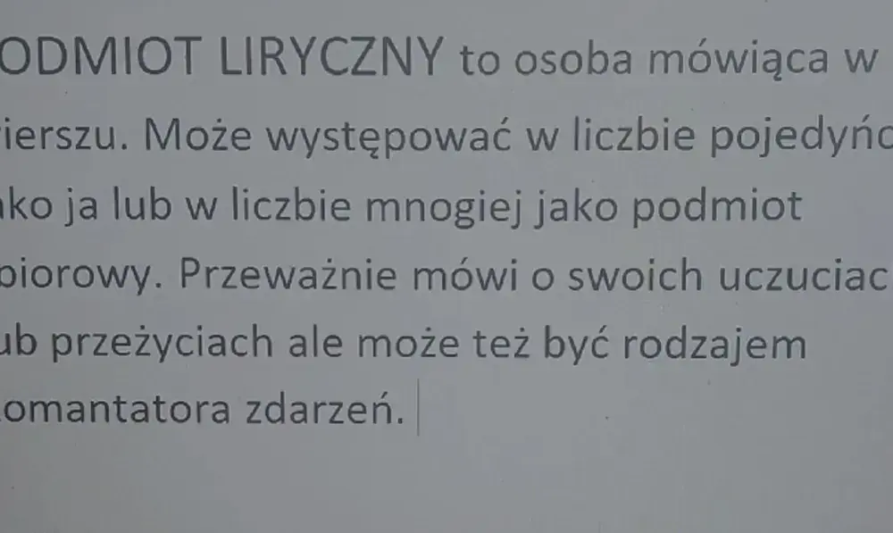 Podmiot liryczny - jak rozpoznać i interpretować wiersz?