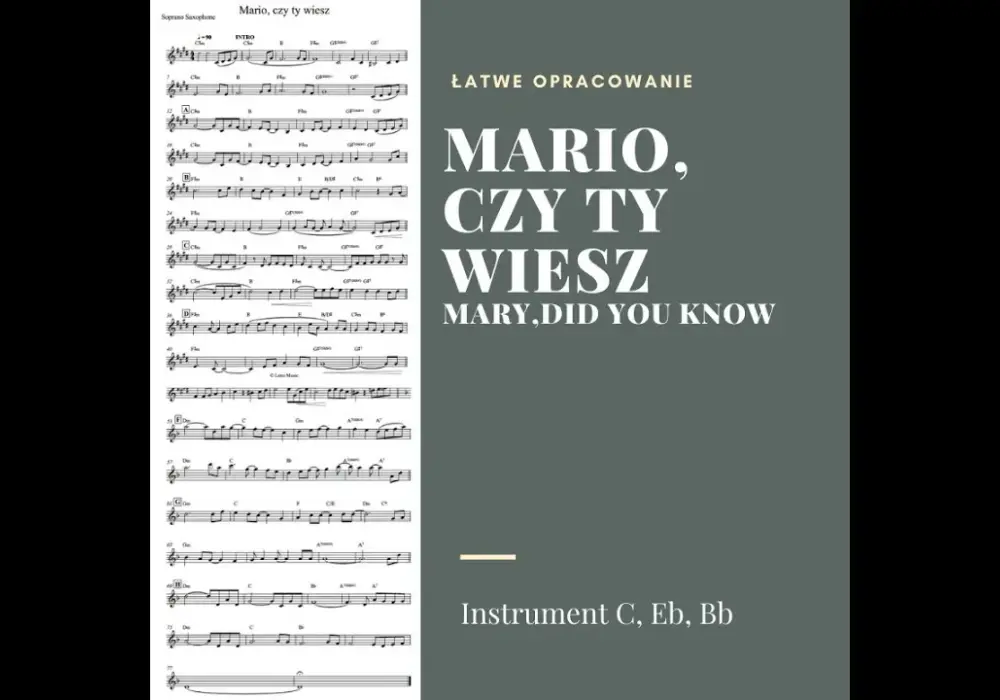 Nuty na pianino do Mario czy już wiesz – znajdź idealną wersję