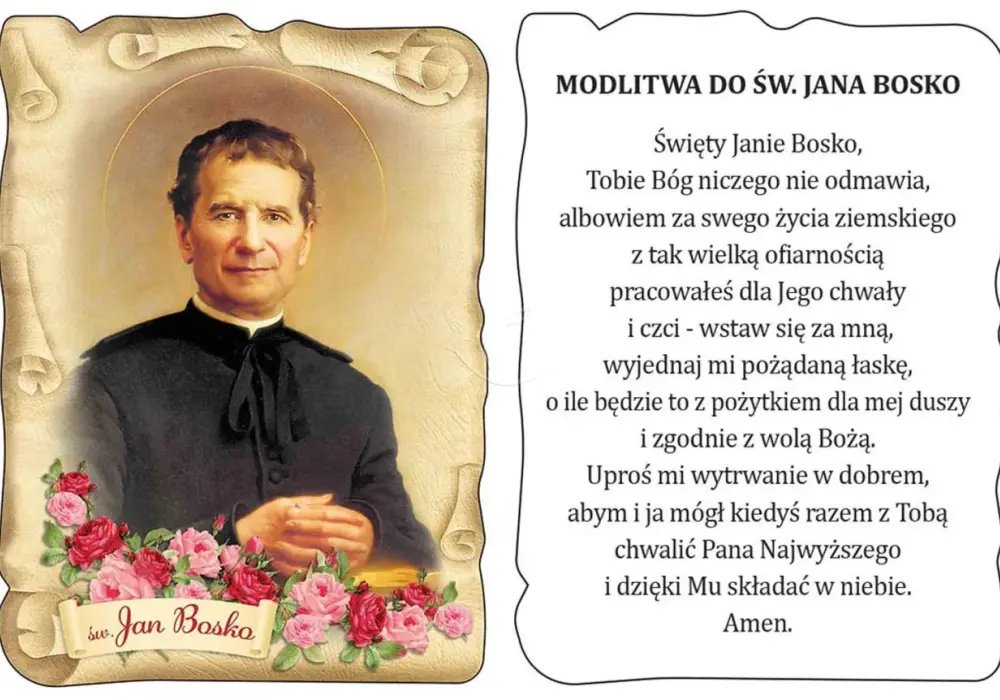 Litania do św. Jana Bosko: Pełny tekst i modlitwy