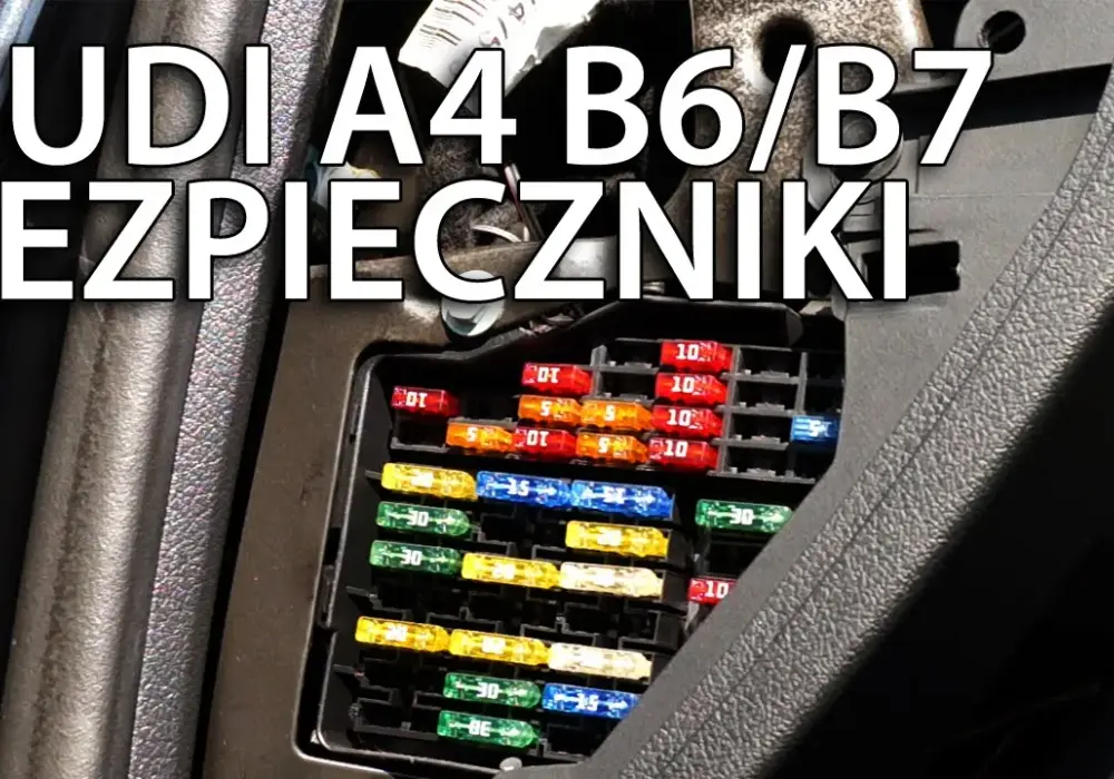 Gdzie są bezpieczniki w Audi A4 B7? Prosty sposób na dostęp