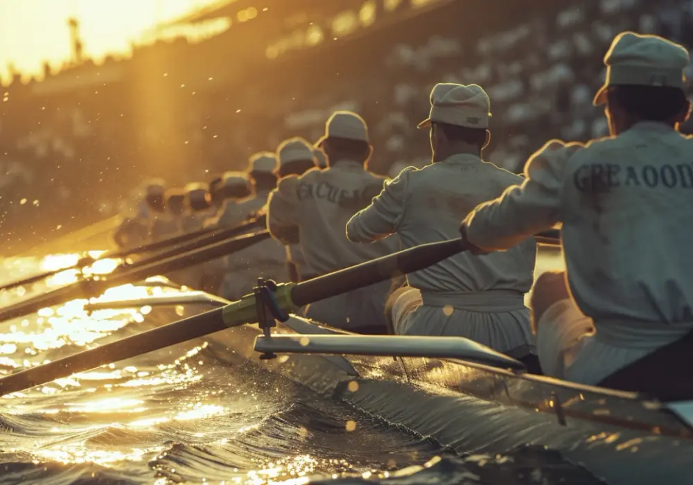 ósemka ze sternikiem online - sportowy film George'a Clooneya już dostępny w Polsce