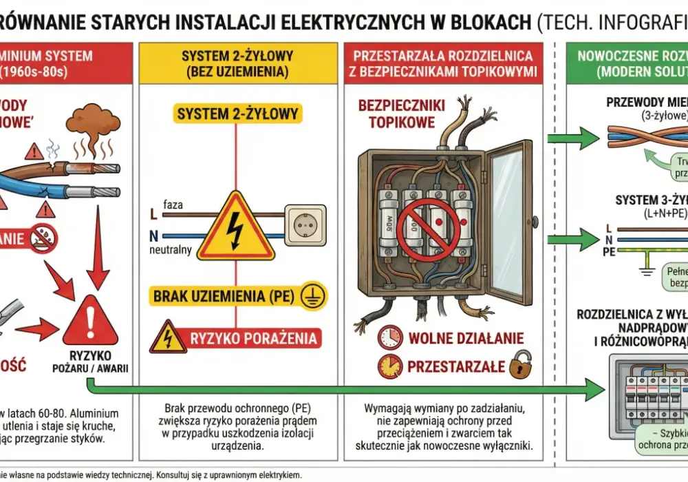 Instalacje aluminiowe - do kiedy stosowano? Sprawdź zagrożenia!