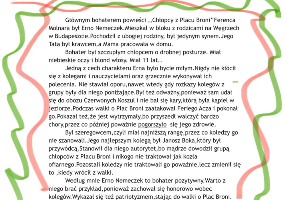 Nemeczek - charakterystyka. Jak opisać bohatera z Placu Broni?