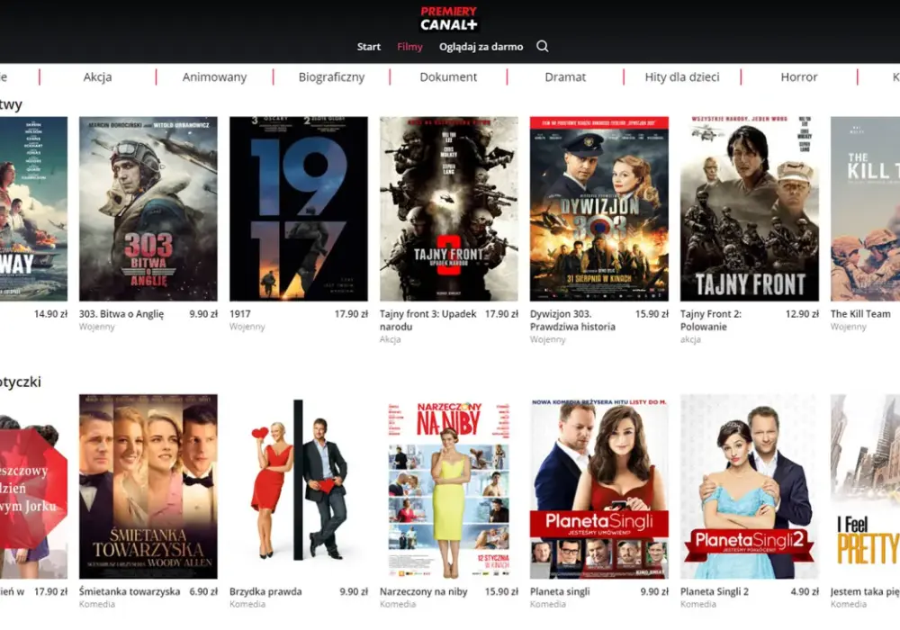 Canal Plus filmy - Co warto obejrzeć i jak działają premiery?