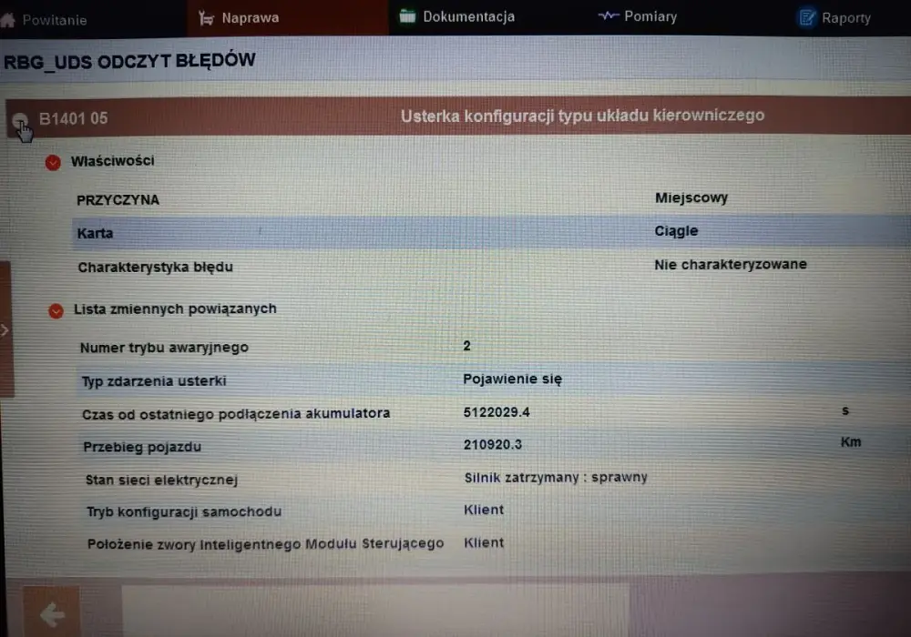Błąd B1401 w Renault - co oznacza i jak go zdiagnozować?