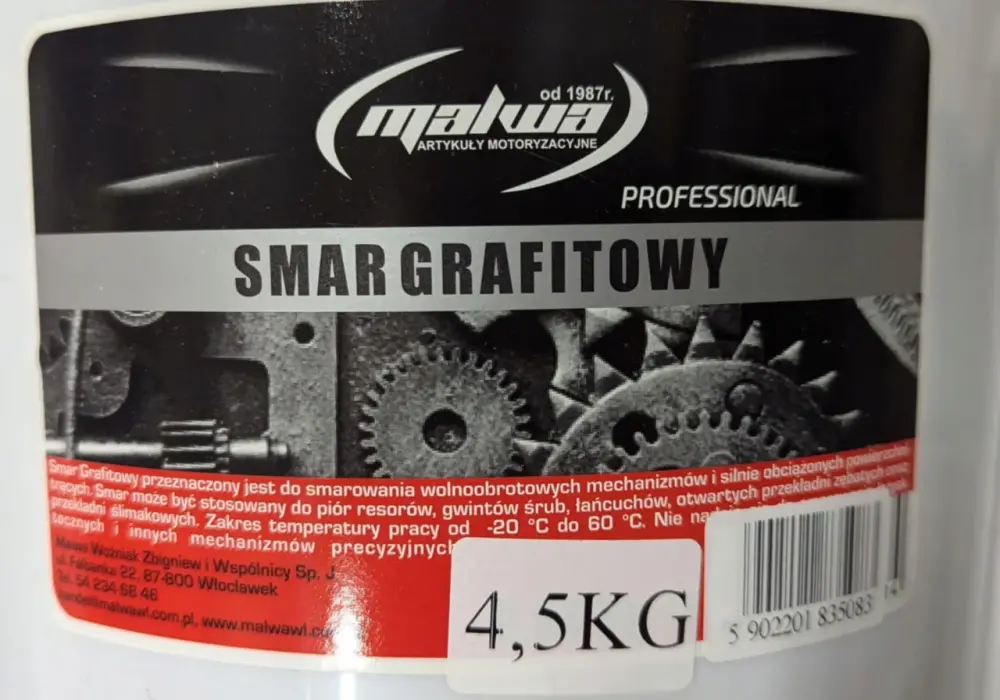 Smar grafitowy do łańcuchów: Czy to idealny wybór dla Ciebie?