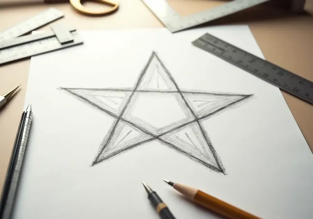 Gwiazda geometryczna - jak ją narysować i wytłumaczyć dziecku?