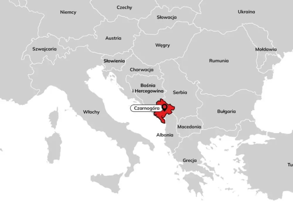 Z kim graniczy Czarnogóra? Lista sąsiadów i długość granic