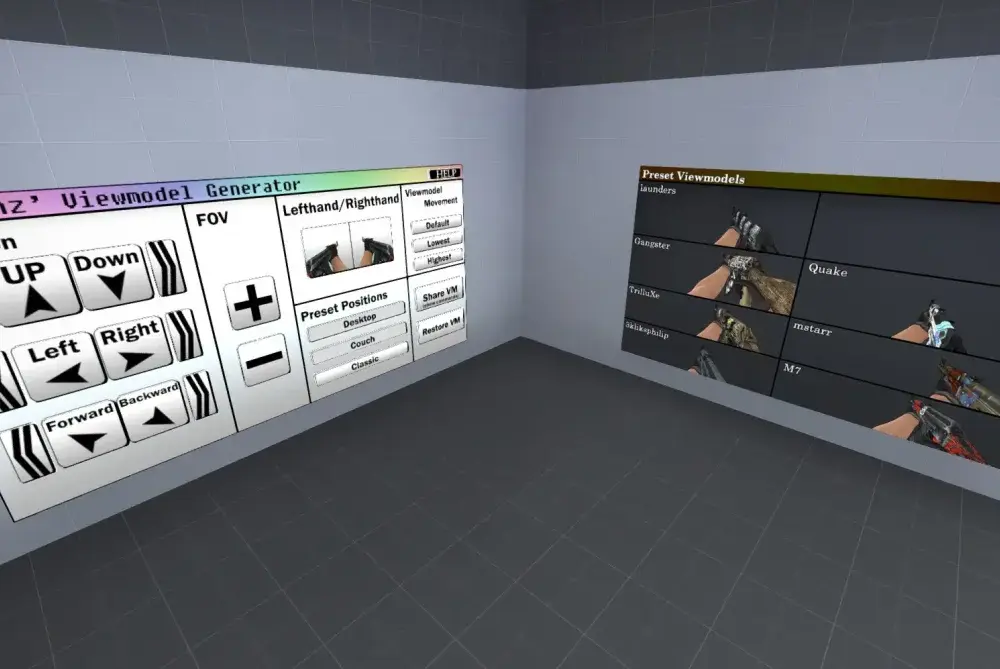 Komendy viewmodelu w CS2 - jak ustawić broń pod siebie?