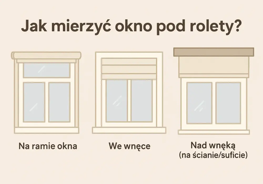 Jak zmierzyć okno pod rolety dzień-noc? Prosty poradnik