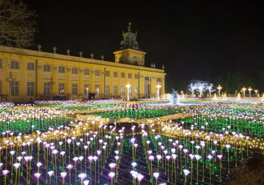Pałac w Wilanowie zimą: magiczne atrakcje i festiwal światła