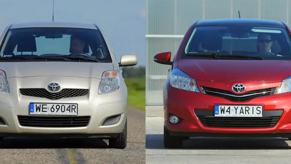 Toyota Yaris ile koni - porównanie mocy silników różnych modeli