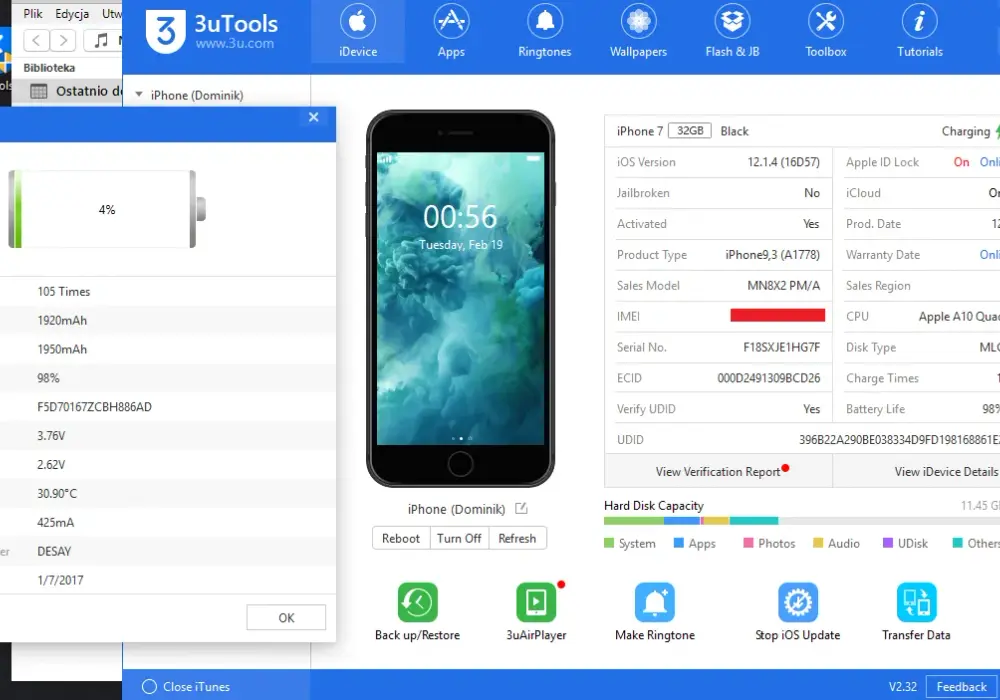 Pojemność baterii iPhone 7 Plus - co musisz wiedzieć, aby uniknąć problemów