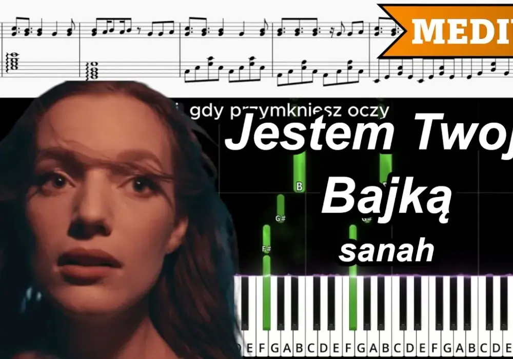 Jak zagrać na pianinie jestem twoją bajką - proste nuty i tutoriale