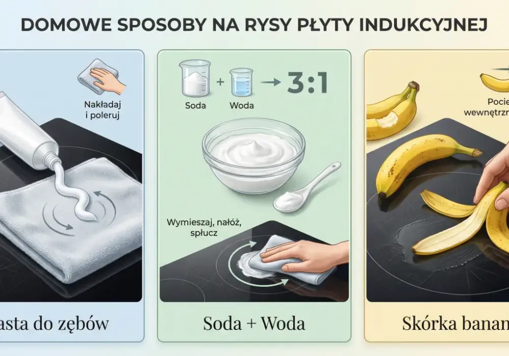 Jak usunąć rysy z płyty indukcyjnej? Domowe i specjalistyczne sposoby