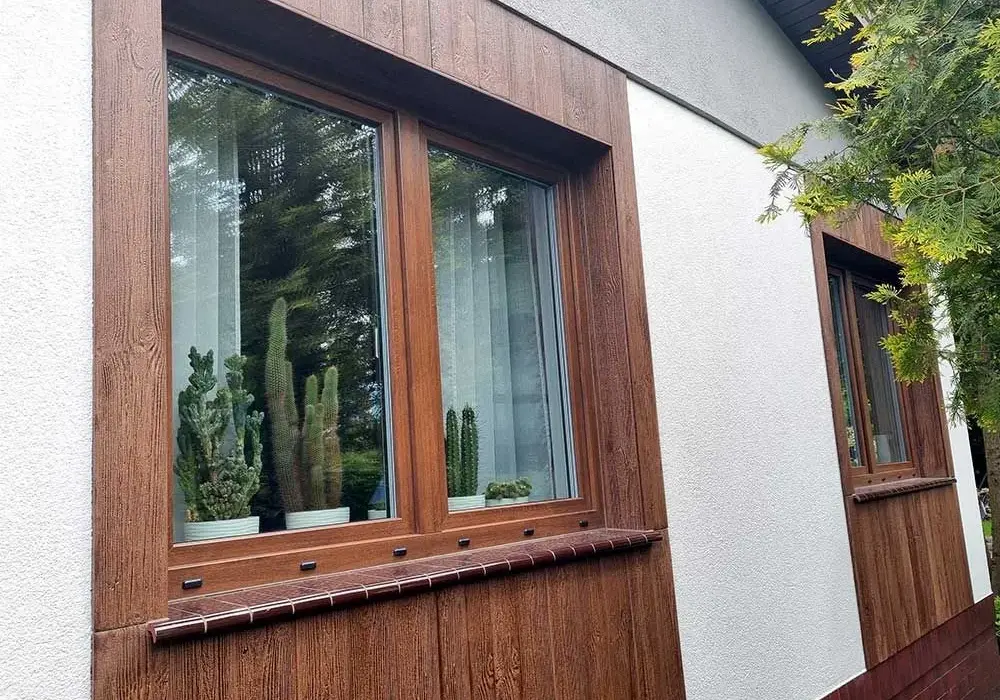 Wykończenie okien na zewnątrz: inspirujące zdjęcia i pomysły