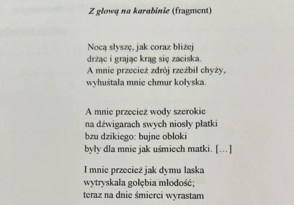 Wiersz Baczyńskiego - interpretacja, która zmienia spojrzenie