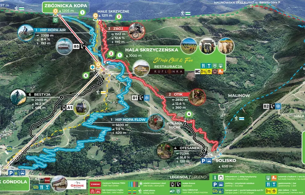 Trasy rowerowe Wisła mapa – odkryj najpiękniejsze szlaki rowerowe