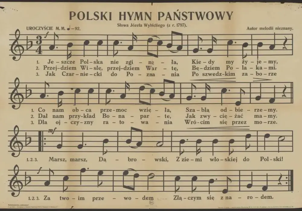 Mazurek Dąbrowskiego - jak nauczyć dziecko hymnu bez błędów?