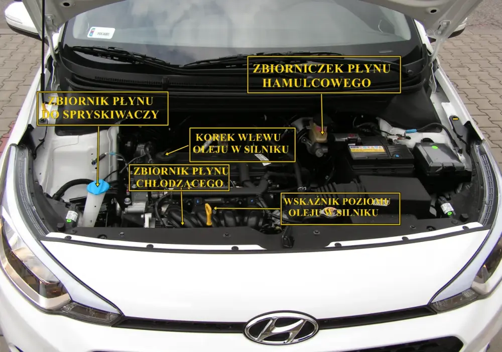 Jakie są kluczowe płyny eksploatacyjne w Hyundai i20? Specyfikacje, wymiana i uzupełnianie