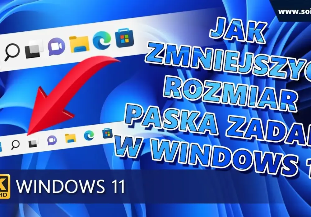 Jak zmniejszyć pasek zadań Windows 11 i zyskać więcej miejsca na pulpicie