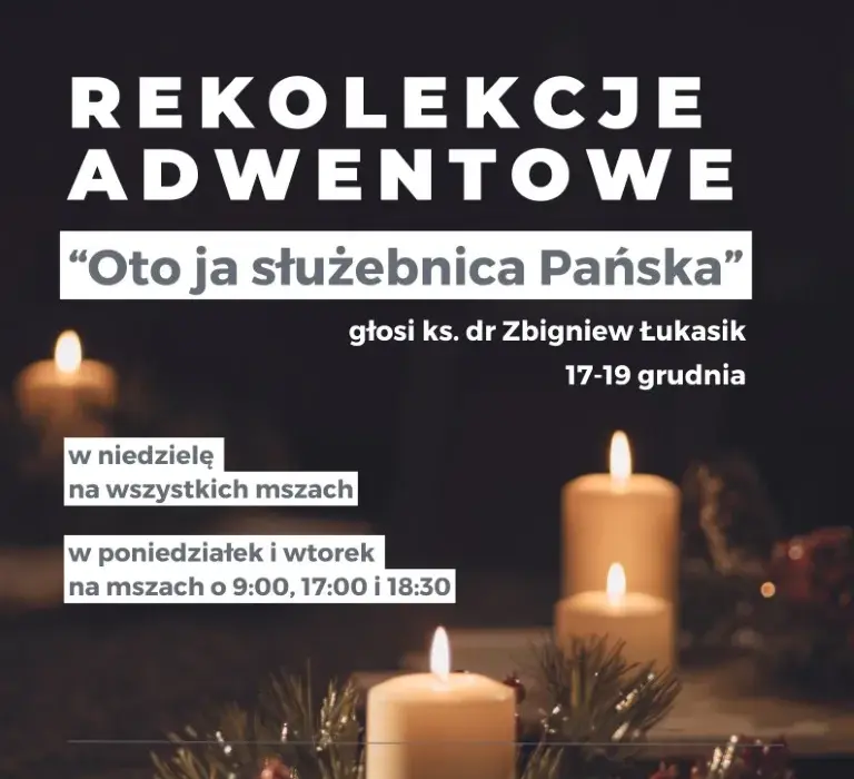 Kiedy są rekolekcje adwentowe? Odkryj daty i miejsca uczestnictwa
