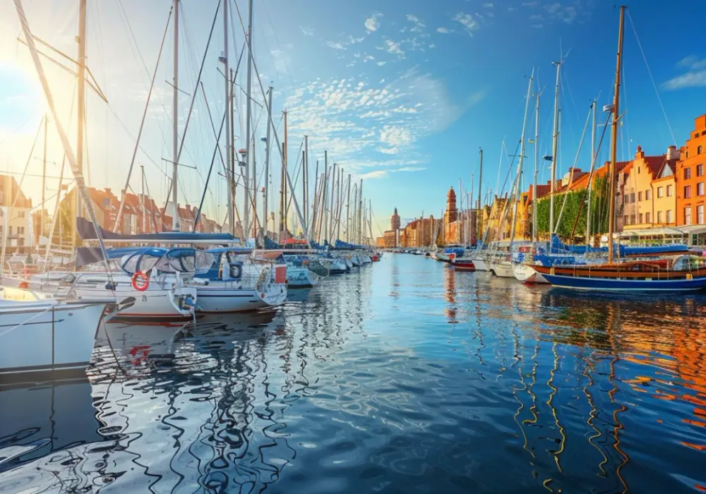 Przystań jachtowa i marina w Gdańsku - żeglarstwo nad morzem