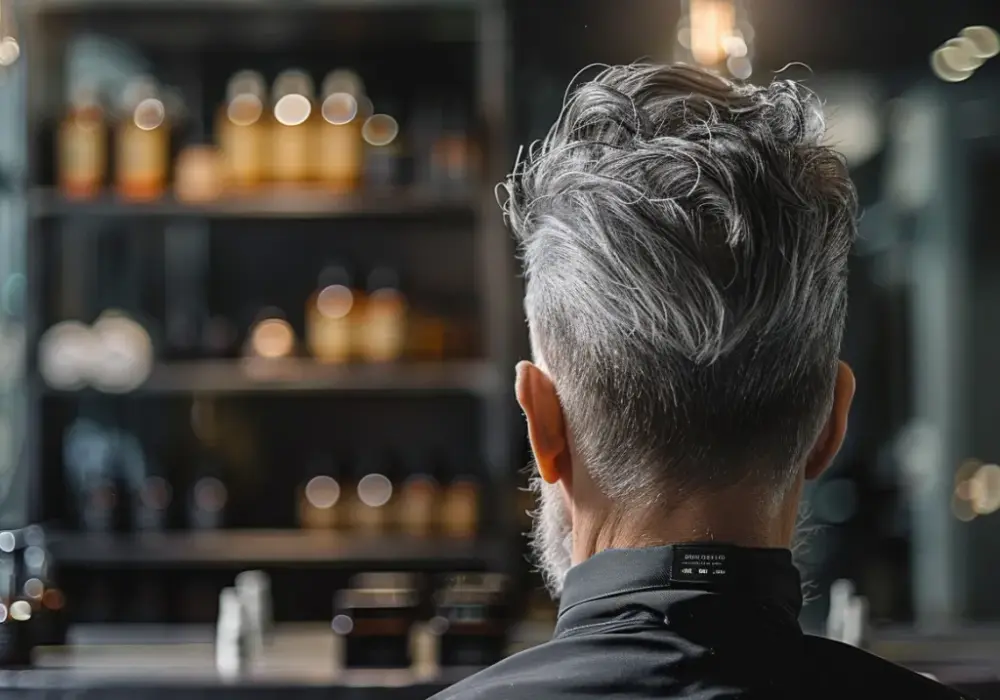 Srebrne włosy męskie: Jak osiągnąć modny siwy look?