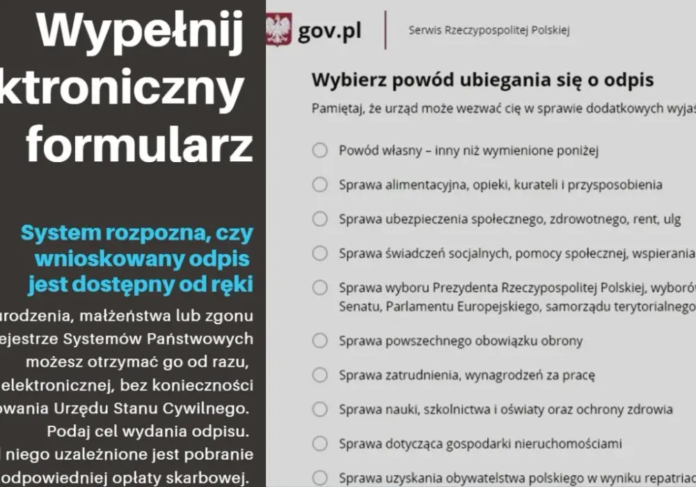 Koszt odpisu aktu urodzenia europejskiego - ceny i procedury