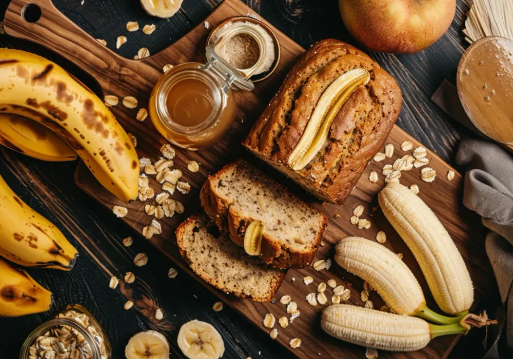 Owsiany chlebek bananowy: Zdrowa przekąska w zasięgu ręki