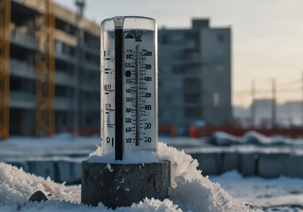 Beton mrozy: Jakie wyzwania przynosi mroźna pogoda dla betonu?