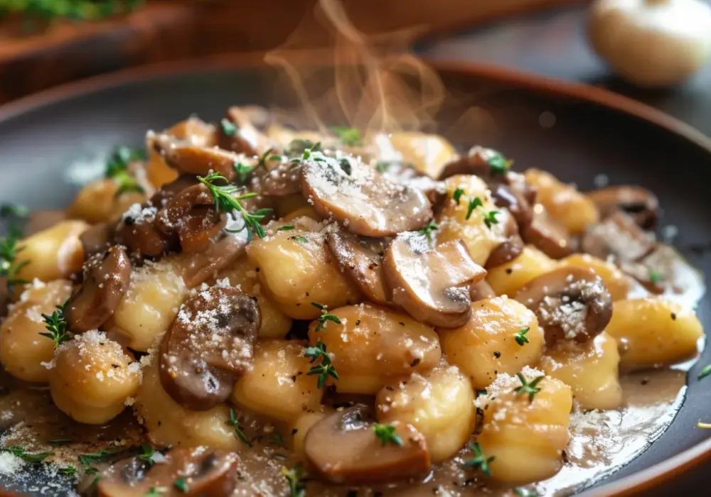 Gnocchi z sosem pieczarkowym: Włoski comfort food na już. Pycha!