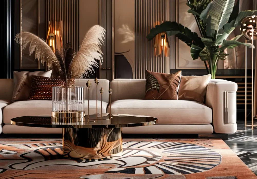 Art deco salon: Stylowe inspiracje dla Twojego salonu