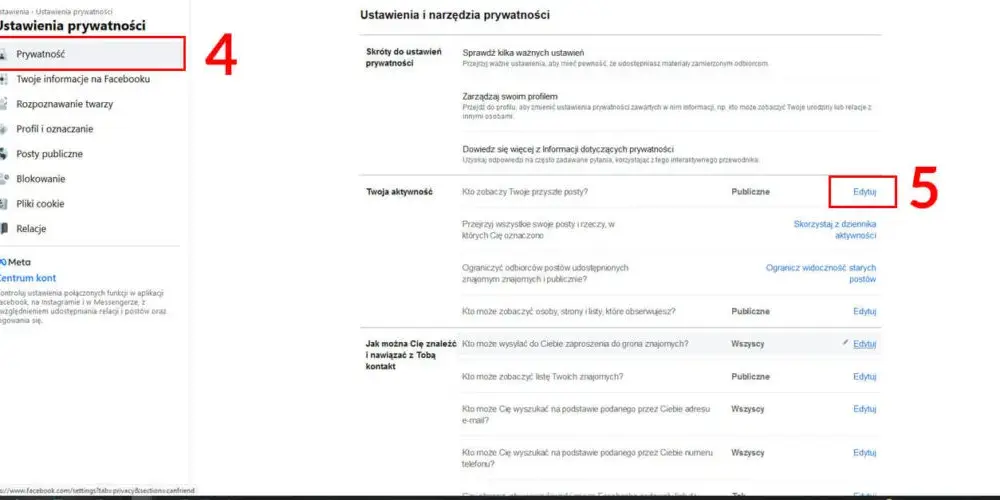 Jak ustawić Facebook na prywatny i chronić swoje dane przed innymi