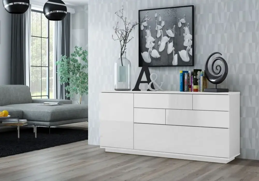 Inspirujące pomysły: co na komodę w salonie - 10 propozycji