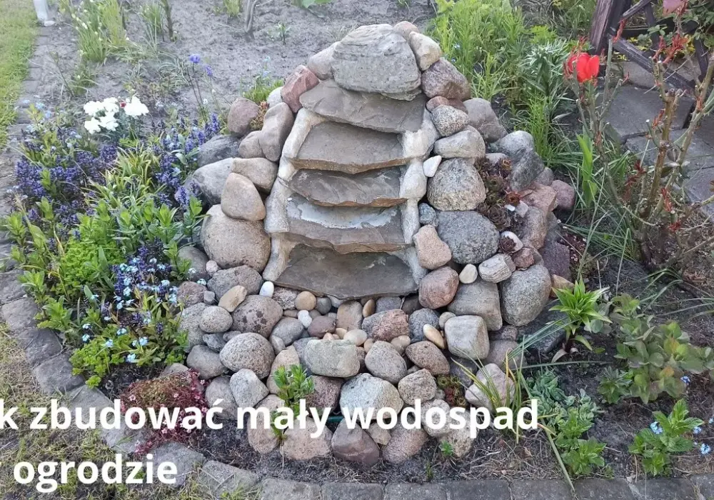 Prosty wodospad w ogrodzie krok po kroku. Uniknij kosztownych błędów!