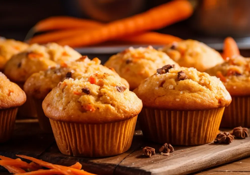 Zdrowe Muffinki Marchewkowe - Babeczki Fit z Marchewką